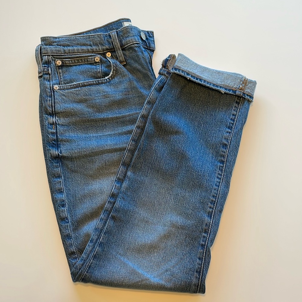 Madewell High Rise Slim Boyjean - Neal Wash